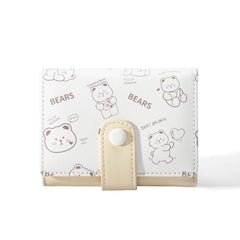 Bunny Wallet Trifold PU Short Wallet For Women