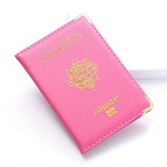 Pattern Passport Case Bifold Travel Wallet Minimalist Holder