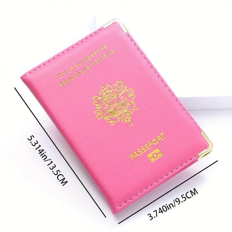Pattern Passport Case Bifold Travel Wallet Minimalist Holder