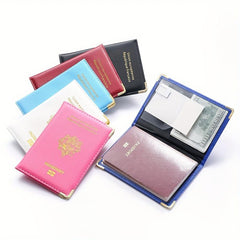 Pattern Passport Case Bifold Travel Wallet Minimalist Holder
