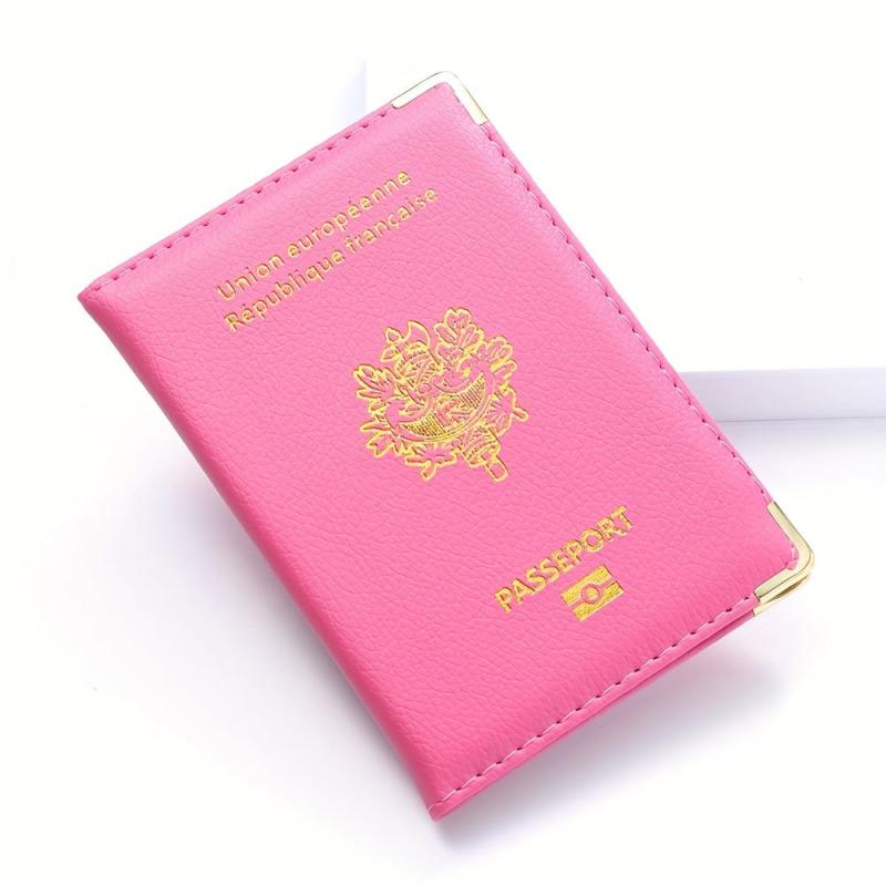 Pattern Passport Case Bifold Travel Wallet Minimalist Holder