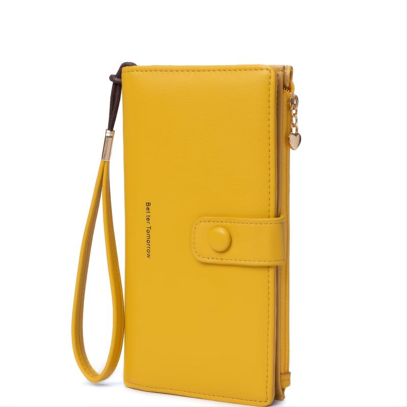 PU Women's RFID Travel Wallet Touch Screen Phone Bag Clutch Bag