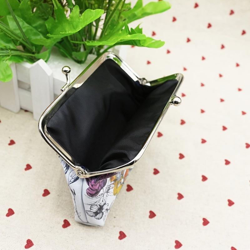 Cartoon Print Coin Purse Women's Small Storage Bag For Keys & Lipstick