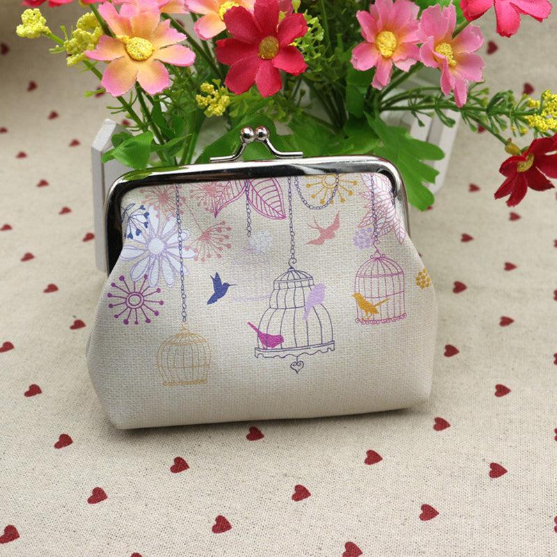Cartoon Print Coin Purse Women's Small Storage Bag For Keys & Lipstick