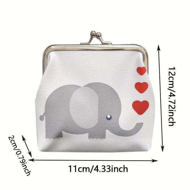 Cartoon Print Coin Purse Women's Small Storage Bag For Keys & Lipstick