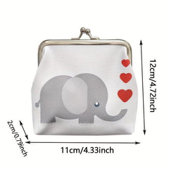 Cartoon Print Coin Purse Women's Small Storage Bag For Keys & Lipstick