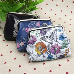 Cartoon Print Coin Purse Women's Small Storage Bag For Keys & Lipstick