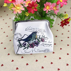 Cartoon Print Coin Purse Women's Small Storage Bag For Keys & Lipstick
