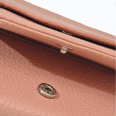 Women's Mini Wallet Faux Leather Snap Button Coin Purse Solid Coin Pockets