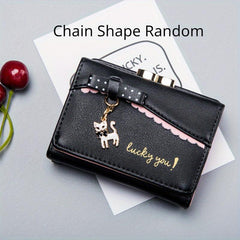 Cat Wallet PU Leather Credit Card Organizer & Clutch Bag