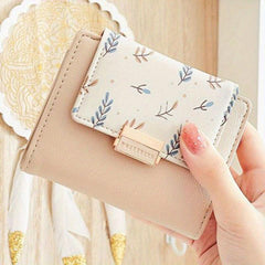 Pattern Short Wallet Stylish Coin Purse Credit Card Case