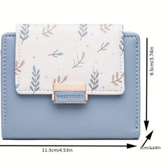 Pattern Short Wallet Stylish Coin Purse Credit Card Case