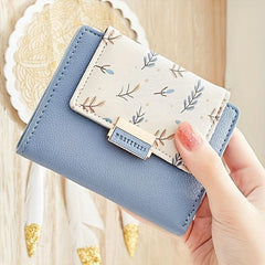 Pattern Short Wallet Stylish Coin Purse Credit Card Case