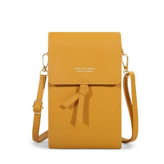 Minimalist Solid Shoulder Bag All Match Flap Crossbody Phone Bag