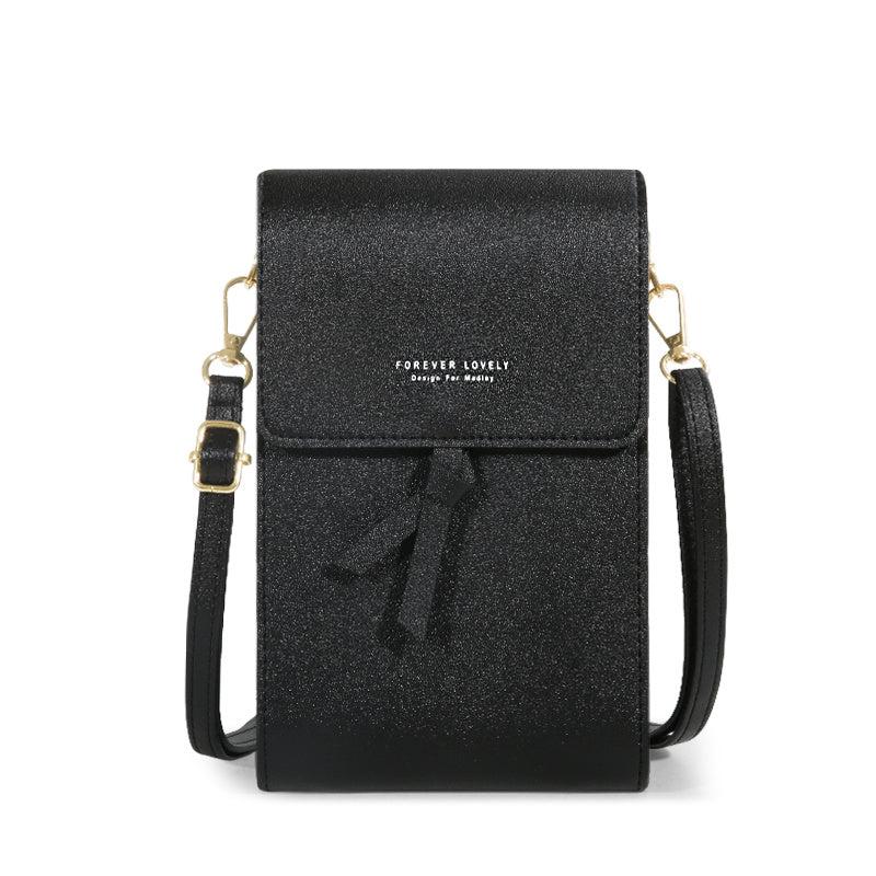Minimalist Solid Shoulder Bag All Match Flap Crossbody Phone Bag