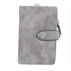 Vintage Short Wallet Clutch Coin Purse Flap Snap Portable Purse