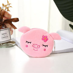 Cartoon Coin Purse Zipper Storage Bag For Keys & Earphone