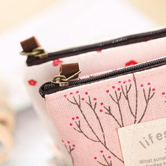 Mini Cartoon Pattern Zipper Pouch Coin Purse
