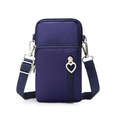 Zipper Phone Wallet Square Bag Coin Purse Shoulder Bag