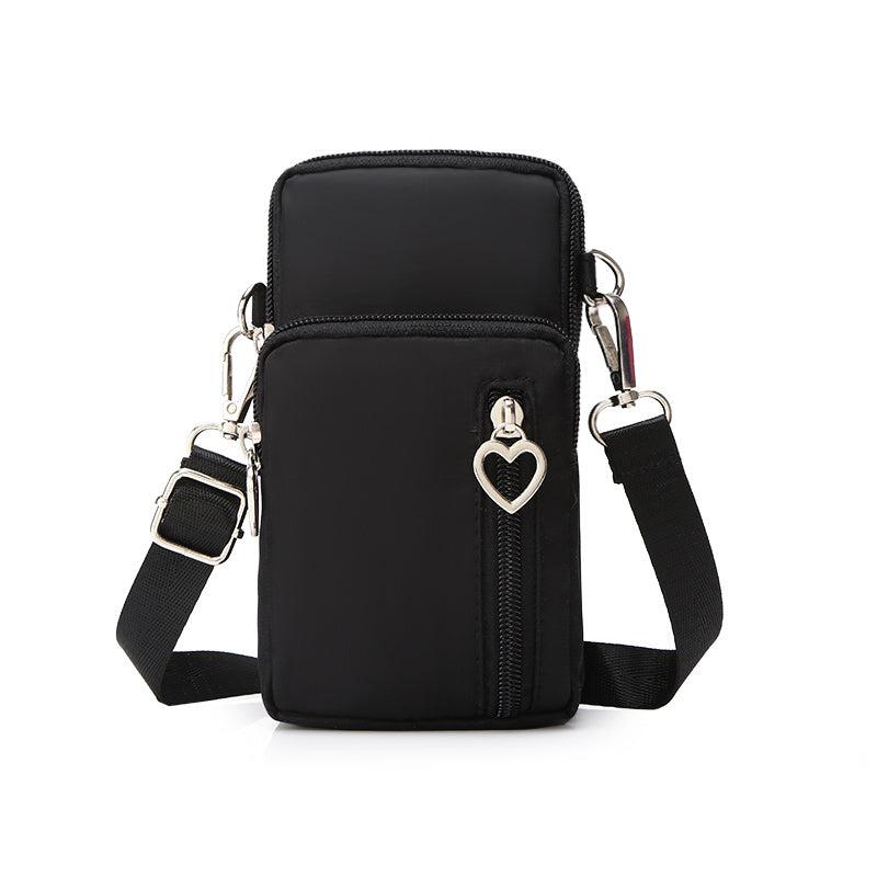 Zipper Phone Wallet Square Bag Coin Purse Shoulder Bag
