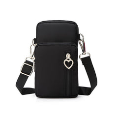 Zipper Phone Wallet Square Bag Coin Purse Shoulder Bag