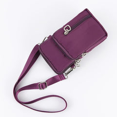 Zipper Phone Wallet Square Bag Coin Purse Shoulder Bag