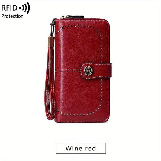 Women's Vintage Wallet Minimalist Coin Purse Clutch With Card Slots