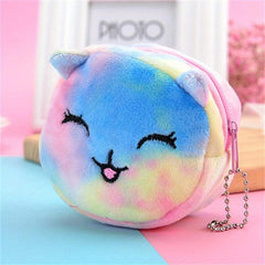 Mini Cartoon Coin Purse Zipper Portable Storage Pouch Earphone Bag