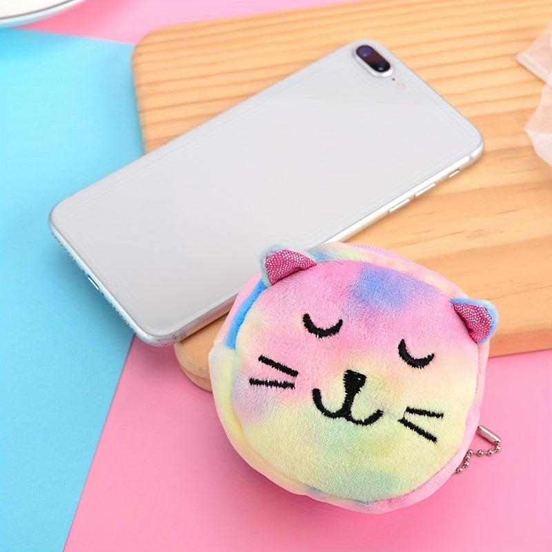 Mini Cartoon Coin Purse Zipper Portable Storage Pouch Earphone Bag