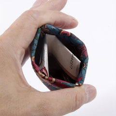 Vintage Flower Pattern Pouch Mini Coin Purse