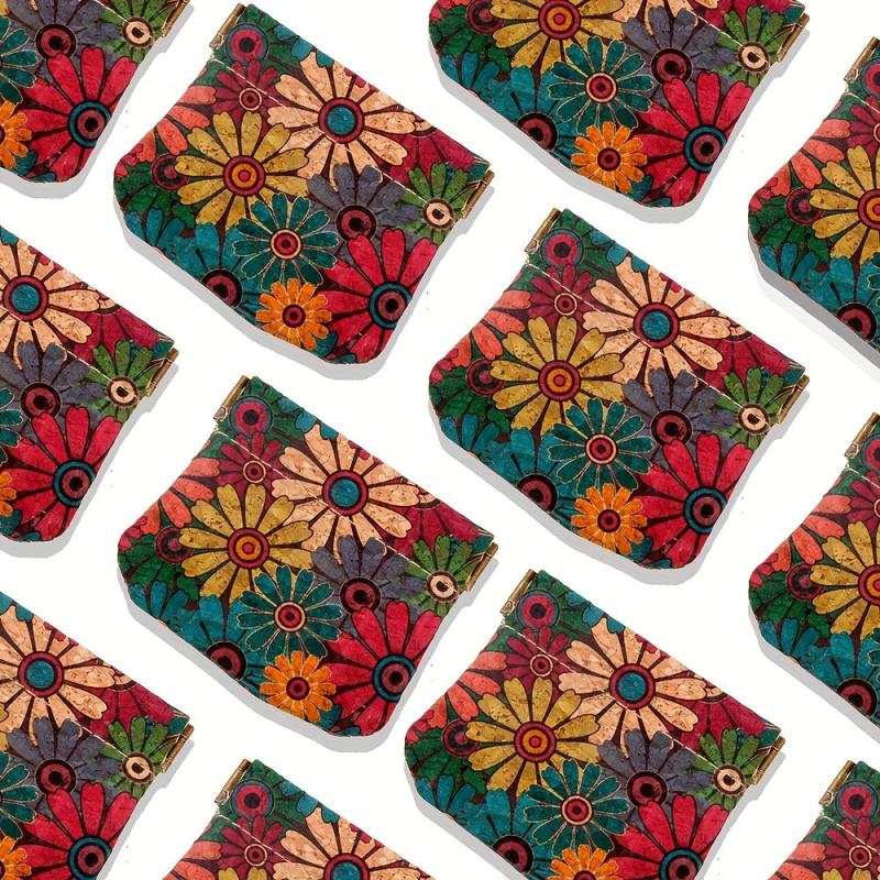 Vintage Flower Pattern Pouch Mini Coin Purse