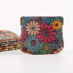 Vintage Flower Pattern Pouch Mini Coin Purse