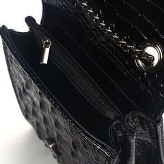 Phone Wallet Chain Shoulder Bag Faux Leather Coin Purse