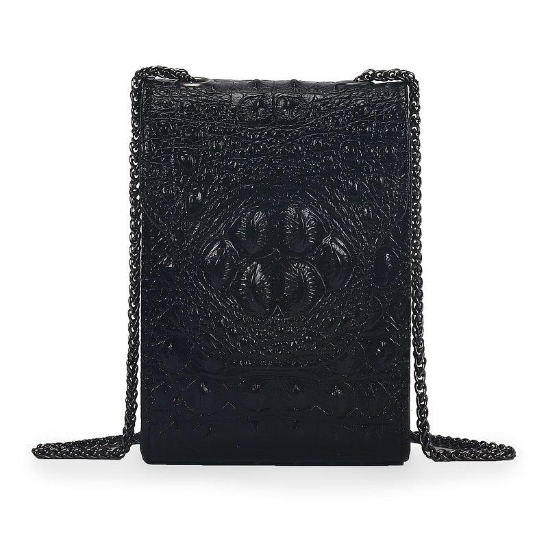 Phone Wallet Chain Shoulder Bag Faux Leather Coin Purse