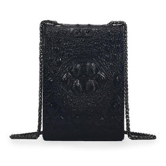 Phone Wallet Chain Shoulder Bag Faux Leather Coin Purse