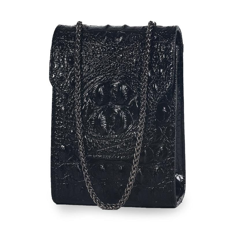 Phone Wallet Chain Shoulder Bag Faux Leather Coin Purse