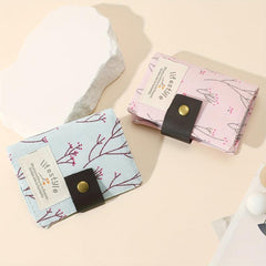 Canvas Bifold Wallet Credit Card Organizer Clutch Purse