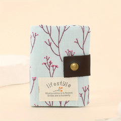 Canvas Bifold Wallet Credit Card Organizer Clutch Purse