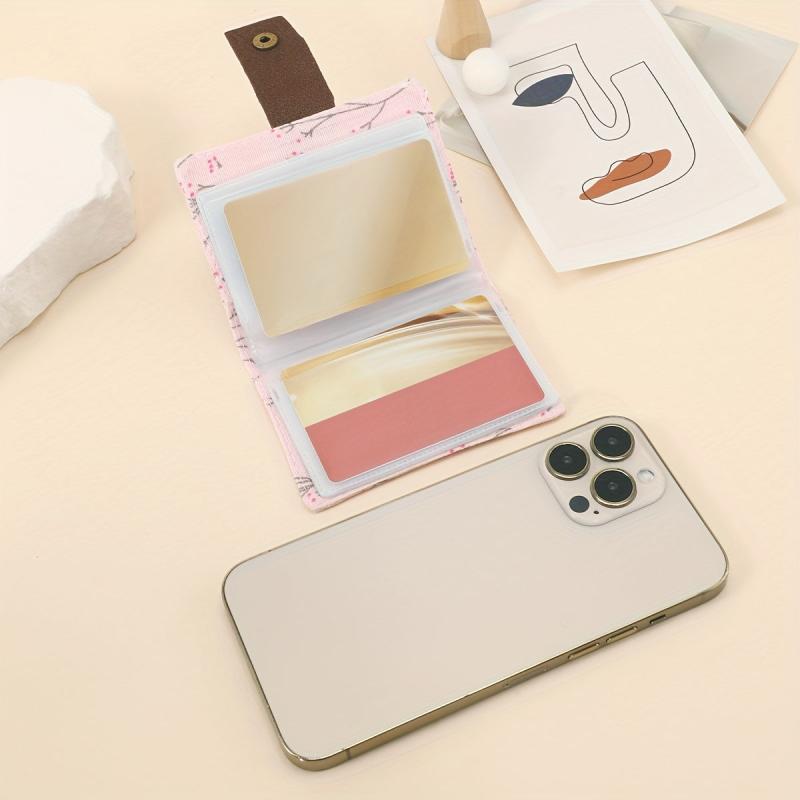 Canvas Bifold Wallet Credit Card Organizer Clutch Purse