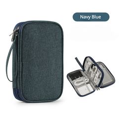 Solid Data Cable Storage Bag Large Capacity Travel Bag Dustproof Bag