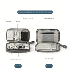 Solid Data Cable Storage Bag Large Capacity Travel Bag Dustproof Bag
