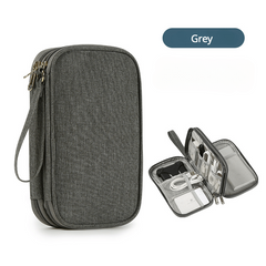 Solid Data Cable Storage Bag Large Capacity Travel Bag Dustproof Bag