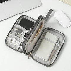 Solid Data Cable Storage Bag Large Capacity Travel Bag Dustproof Bag
