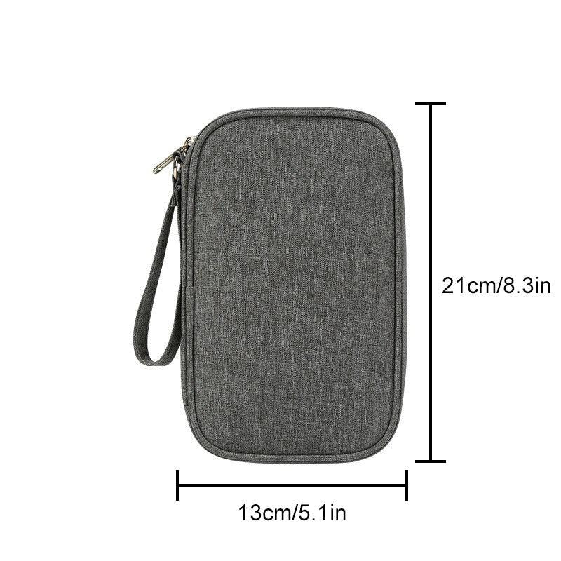 Solid Data Cable Storage Bag Large Capacity Travel Bag Dustproof Bag