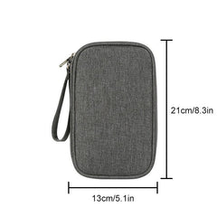 Solid Data Cable Storage Bag Large Capacity Travel Bag Dustproof Bag