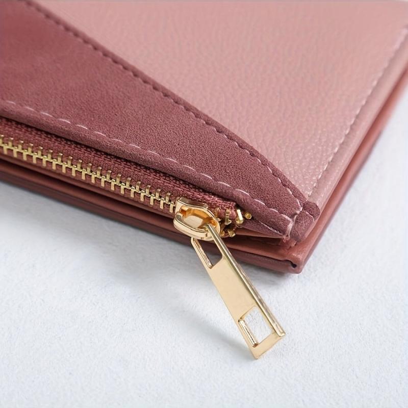 Women's Long Wallet Foldable PU Leather Clutch Purse