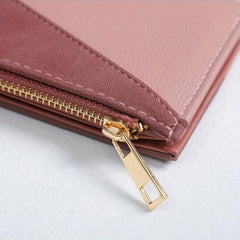 Women's Long Wallet Foldable PU Leather Clutch Purse