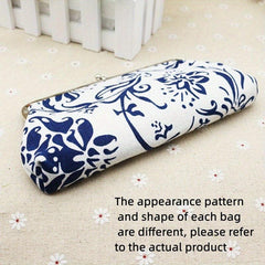 Ethnic Vintage Print Coin Purse Canvas Clutch Wallet