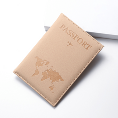 Solid Passport Case Portable Travel Passport Cover Lightweight