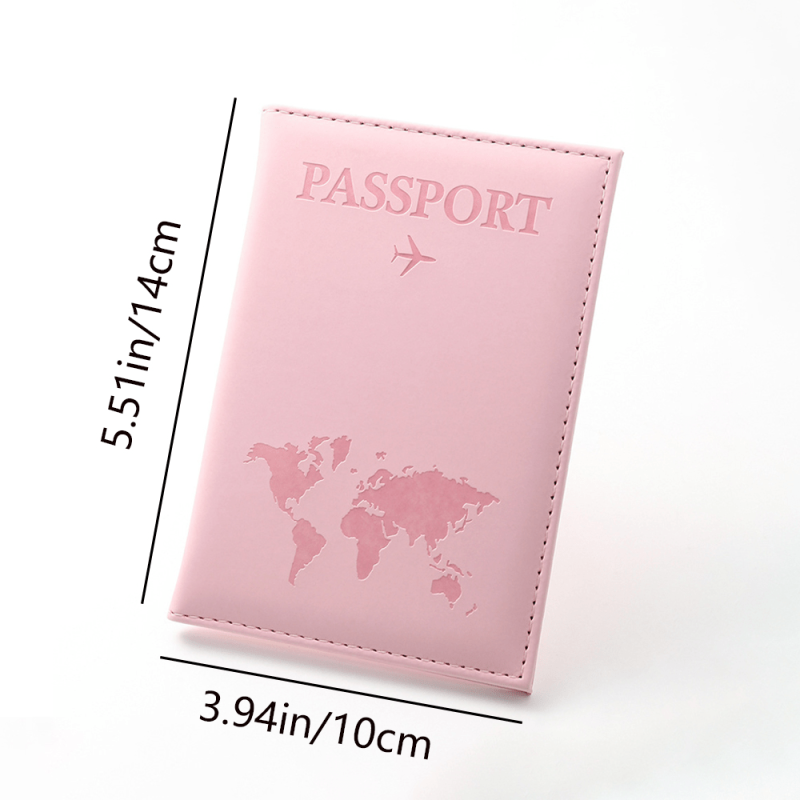 Solid Passport Case Portable Travel Passport Cover Lightweight
